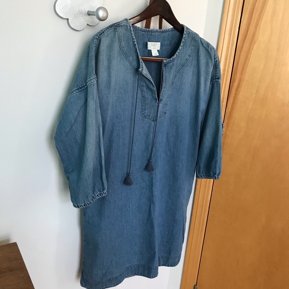 Denim tunic, Loft Outlet Lounge brand